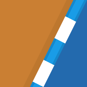 Blue sides orange race track 89 background