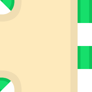 Green sides beige race track 14 background