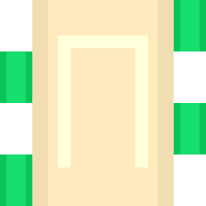 Green sides beige race track 19 background