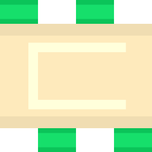 Green sides beige race track 22 background