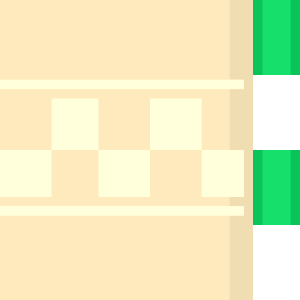 Green sides beige race track 32 background