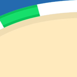 Green sides beige race track 86 background