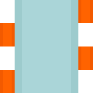 Orange sides blue race track 001 background