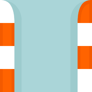 Orange sides blue race track 002 background