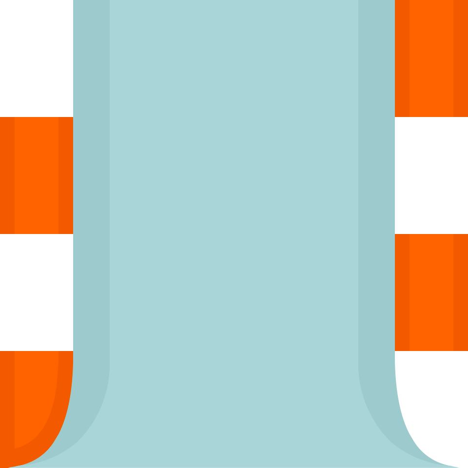 Orange sides blue race track 005 background