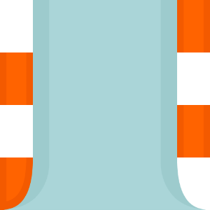 Orange sides blue race track 005 background