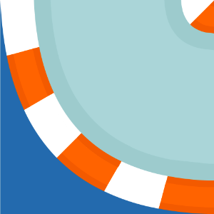 Orange sides blue race track 007 background