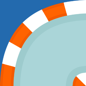 Orange sides blue race track 012 background