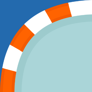 Orange sides blue race track 016 background
