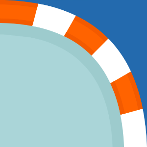 Orange sides blue race track 017 background