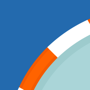 Orange sides blue race track 018 background