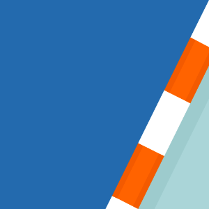 Orange sides blue race track 036 background