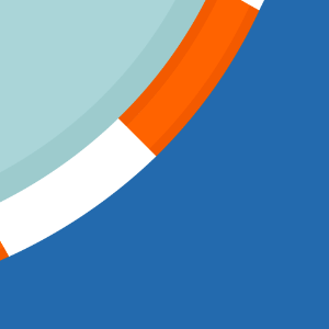 Orange sides blue race track 042 background