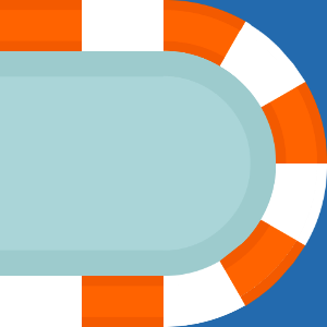 Orange sides blue race track 046 background