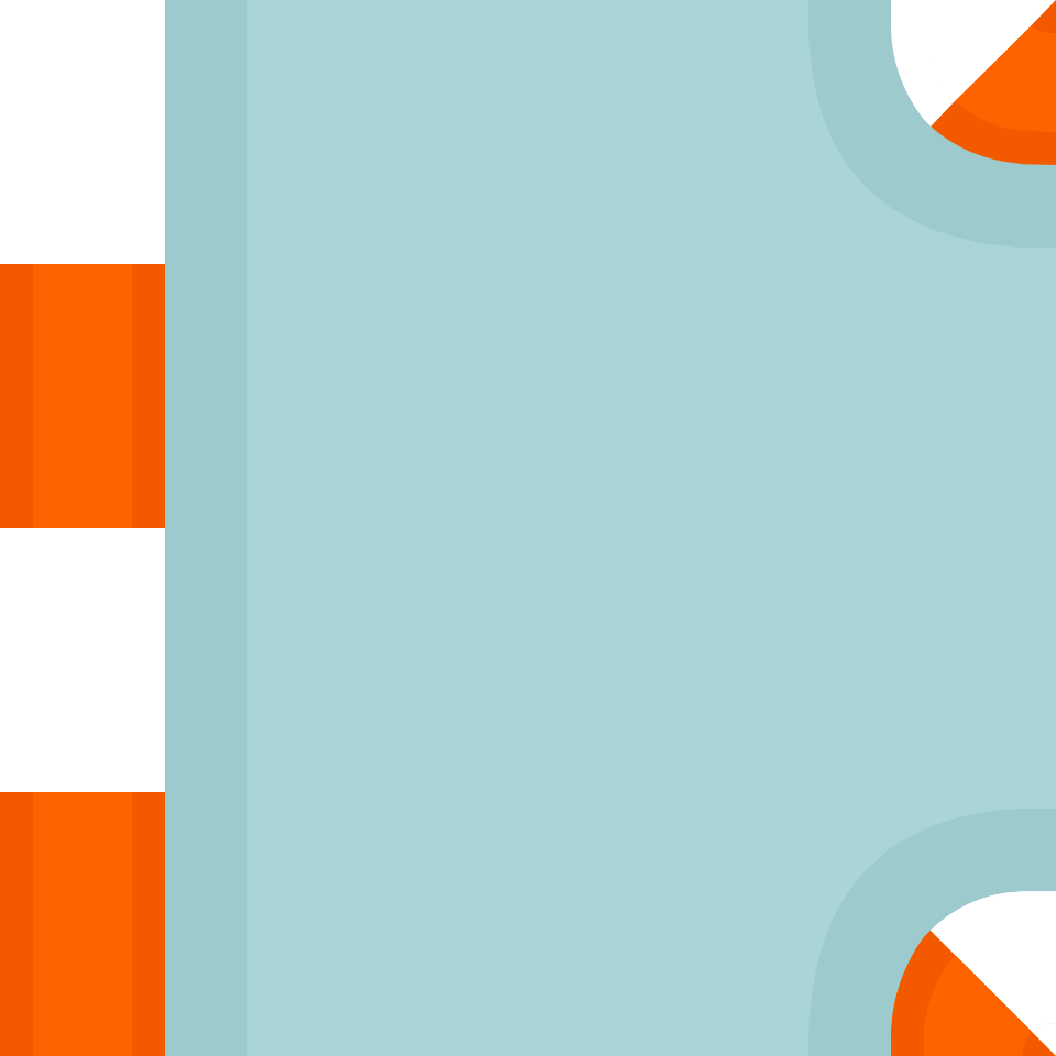 Orange sides blue race track 052 background