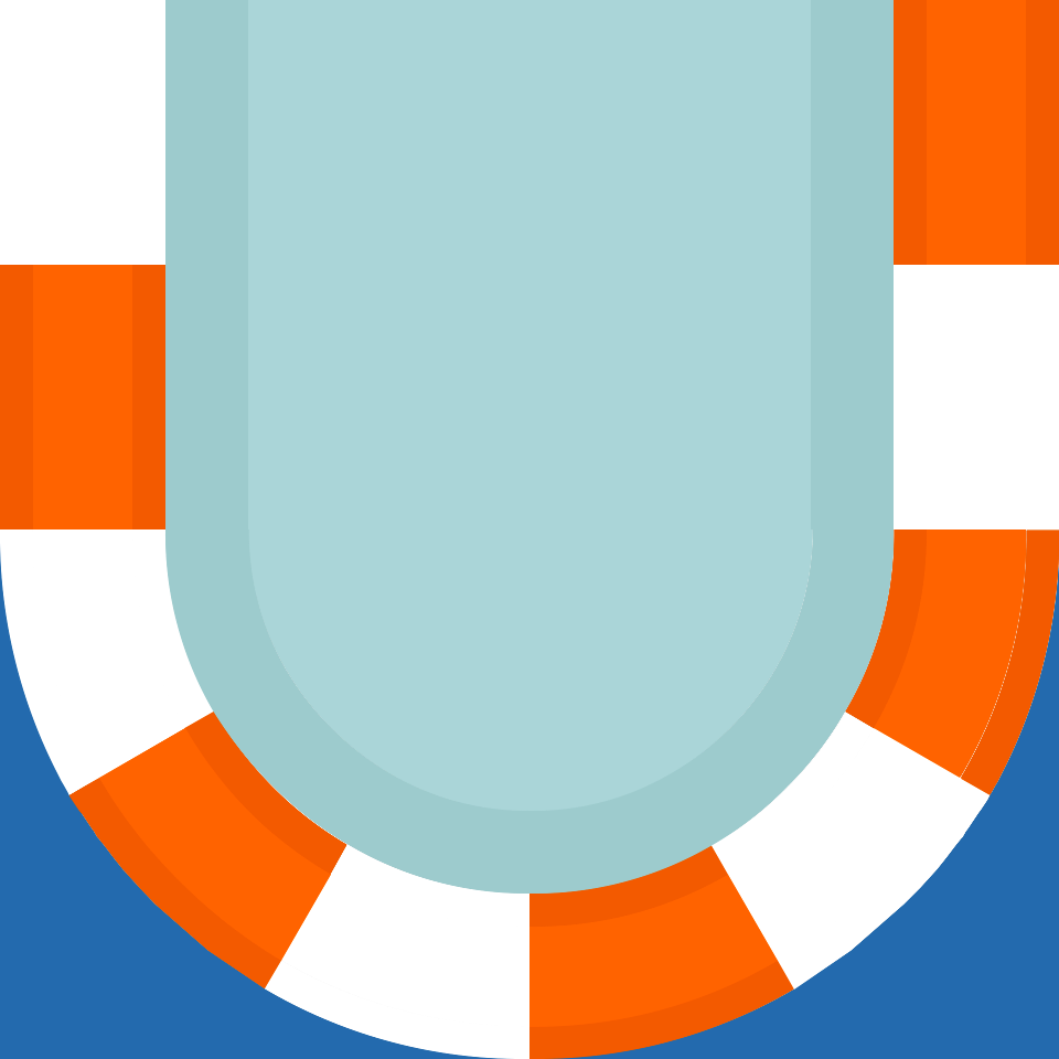 Orange sides blue race track 057 background