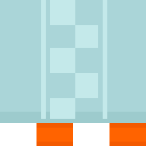 Orange sides blue race track 069 background