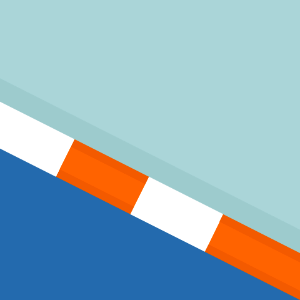 Orange sides blue race track 072 background