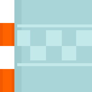 Orange sides blue race track 077 background
