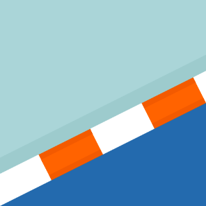 Orange sides blue race track 078 background