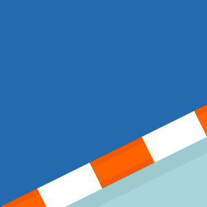 Orange sides blue race track 082 background