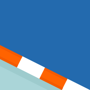 Orange sides blue race track 085 background