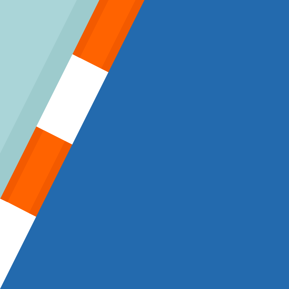 Orange sides blue race track 090 background