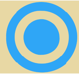Blue target background