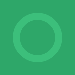 Green transparent outlined circle background