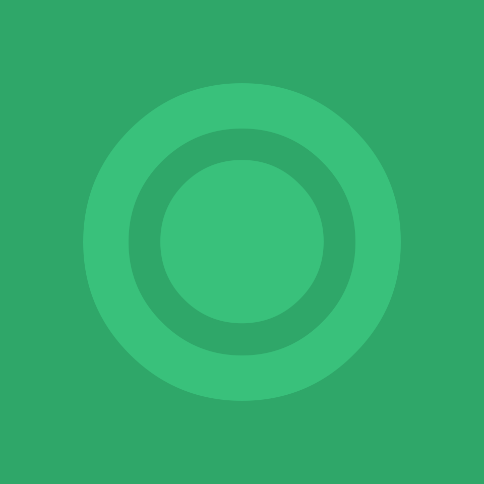 Green transparent target background