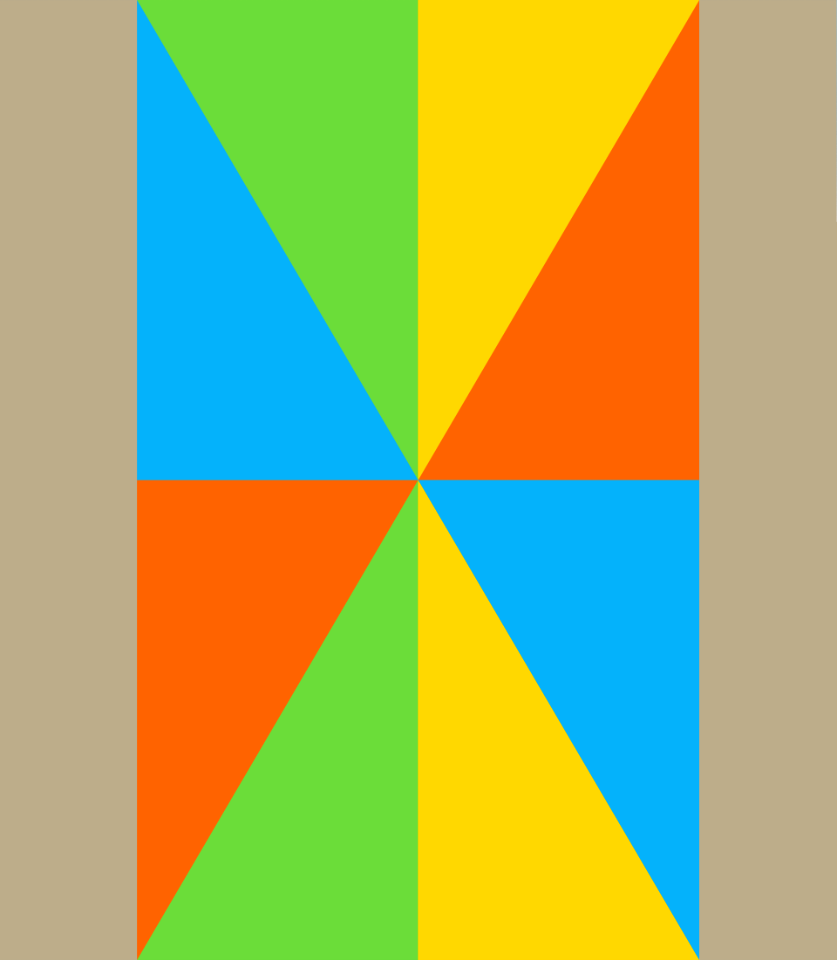 Multi color triangles background