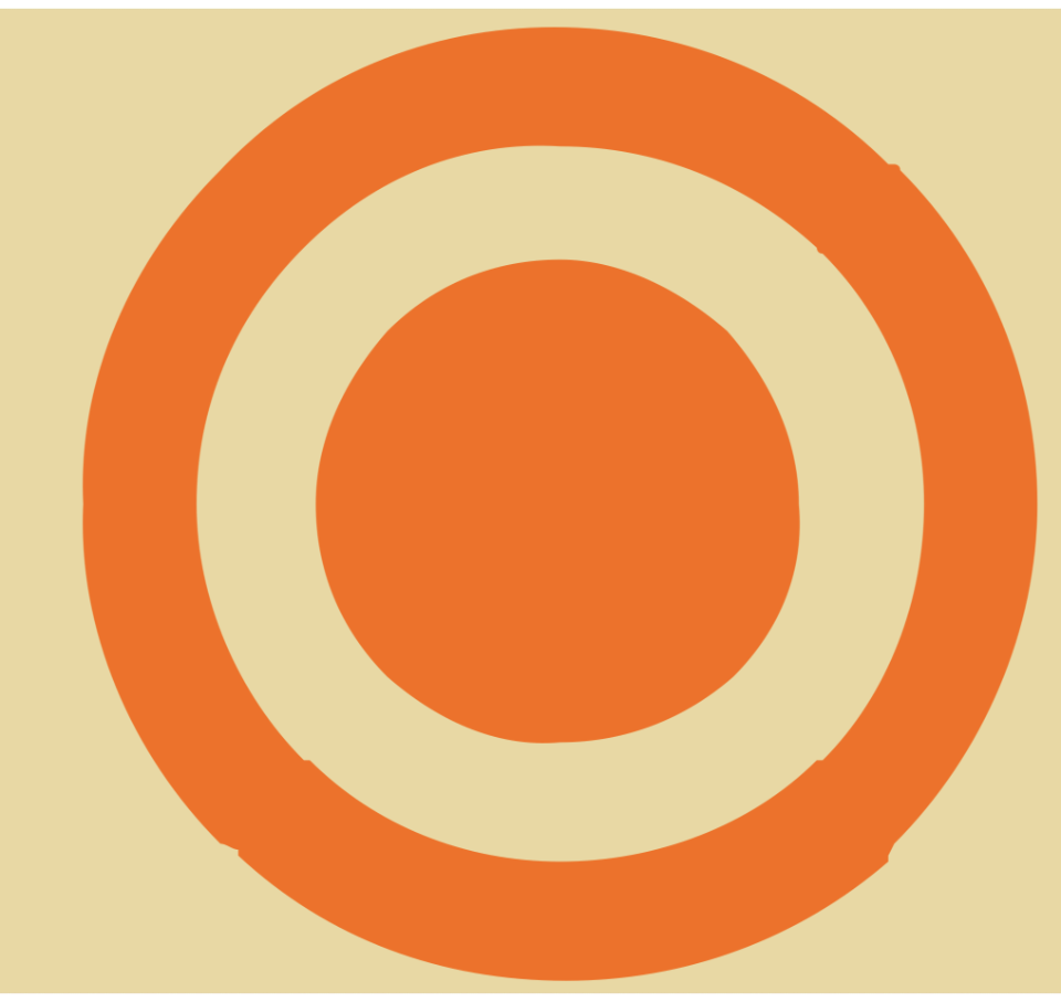 Orange target background
