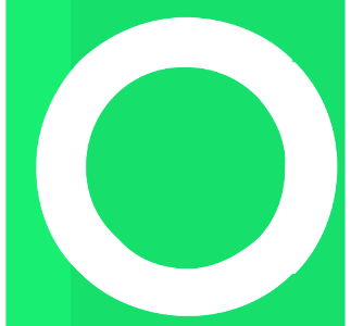 White green outlined circle background