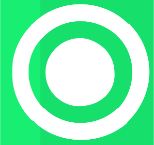White green target background