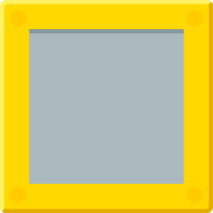 Yellow outline grey square 01 background