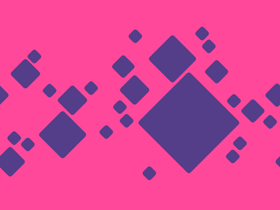 Purple squares pink background