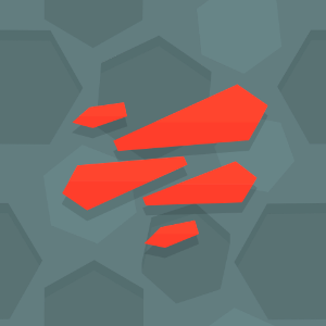 Dirty blue hexagons red diamonds 01 background
