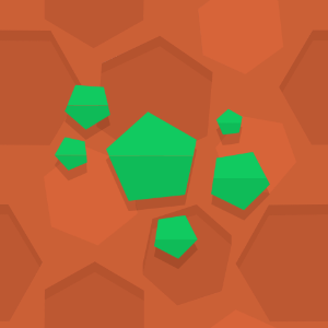 Red green pentagons 02 background