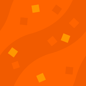Orange wide stripe squares background