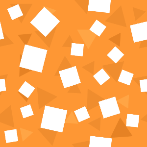 Orange triangles grey squares background