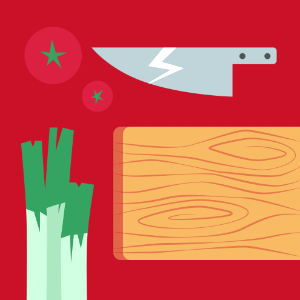 Food tomato knife vegtables