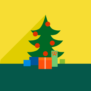 Gifts tree christmas