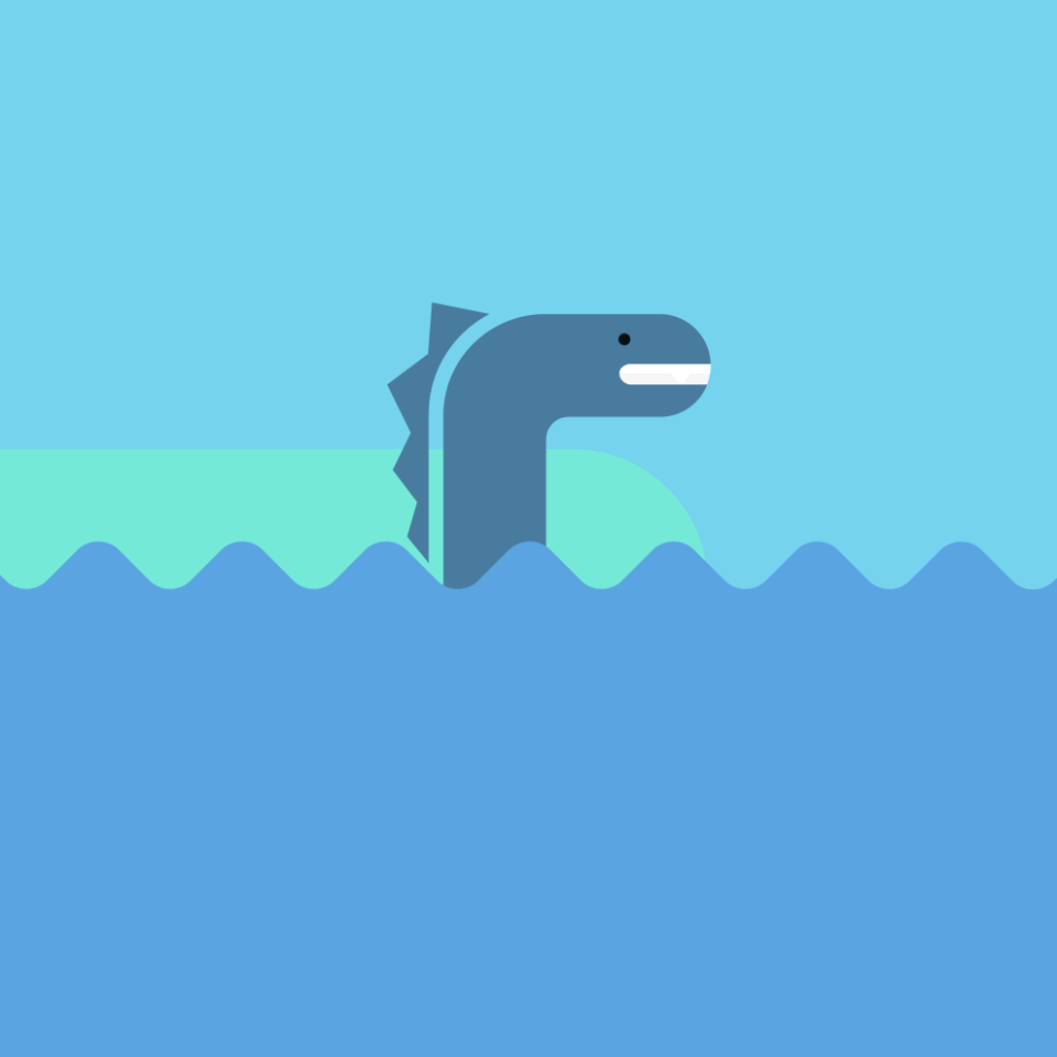 Monster nessi scottland water
