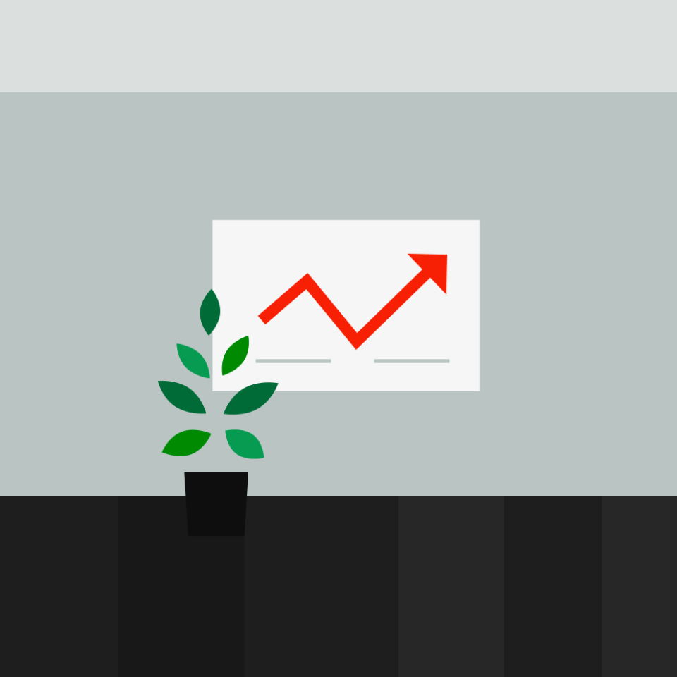 Office chart plant