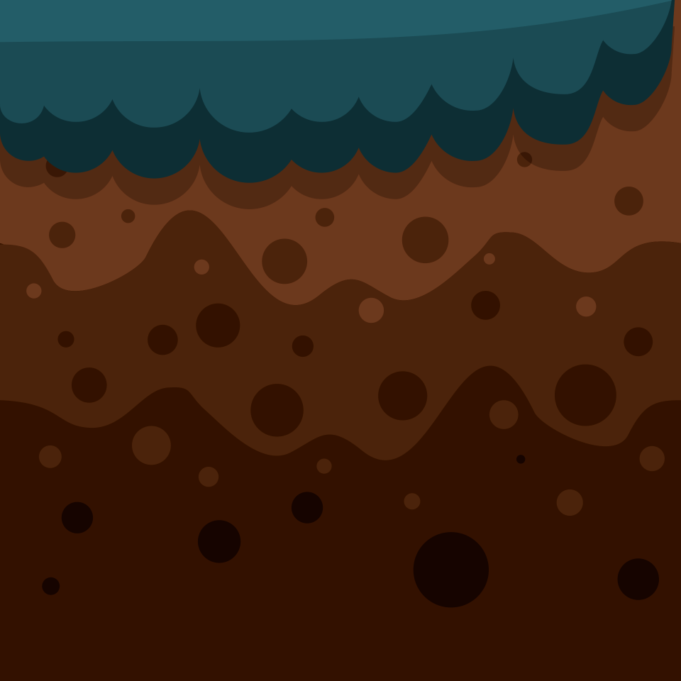 Brown soil