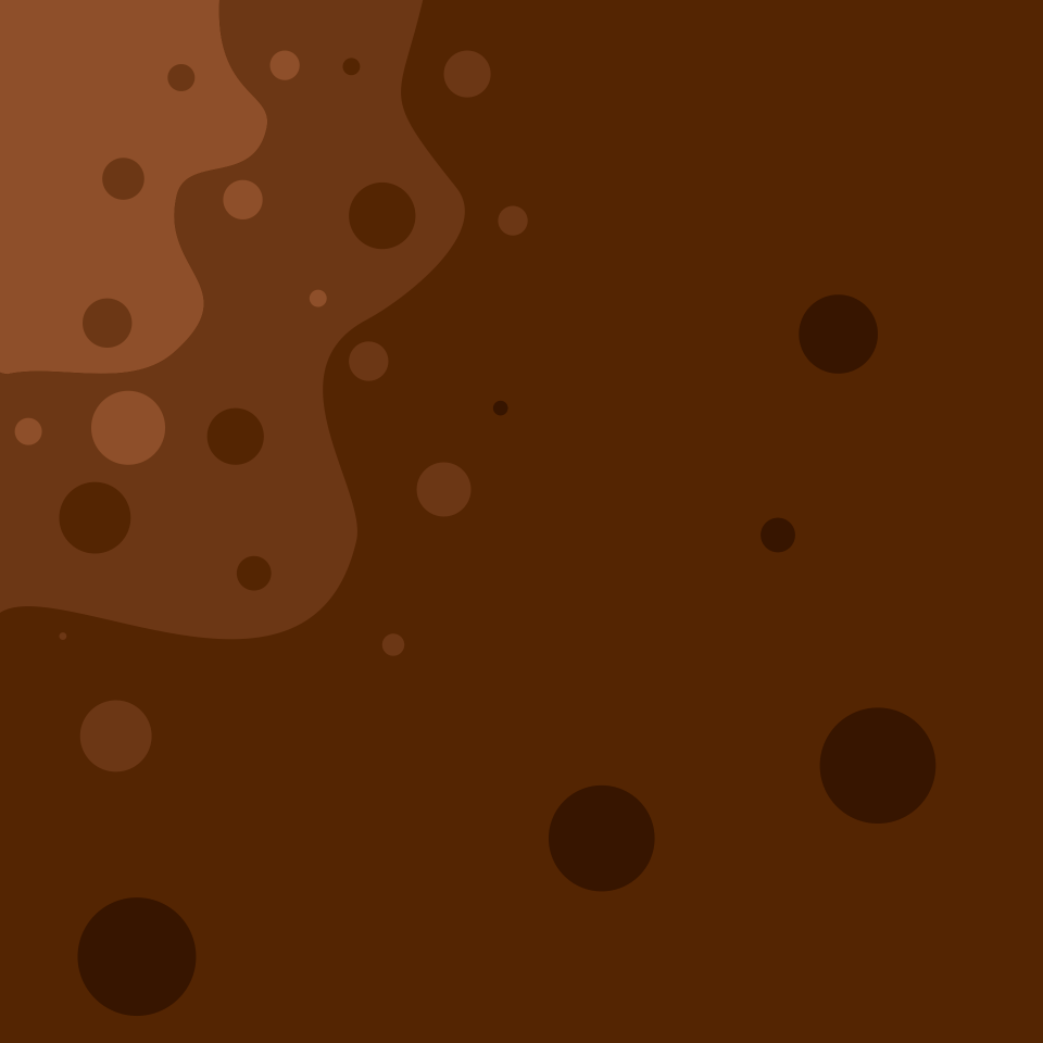 Dark brown soil