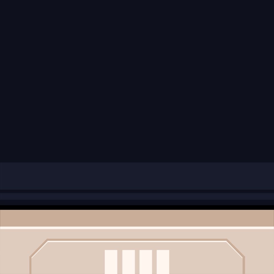Grey platform down
