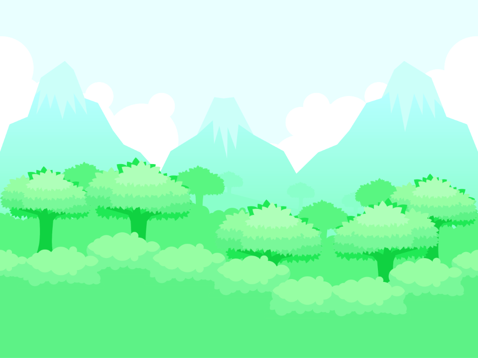 Light green foggy forest background