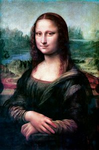 Leonardo de vinci 1503-1506 oil painting