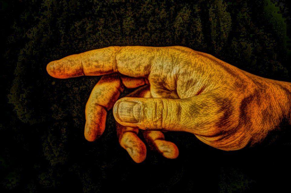 Art beautiful photo finger